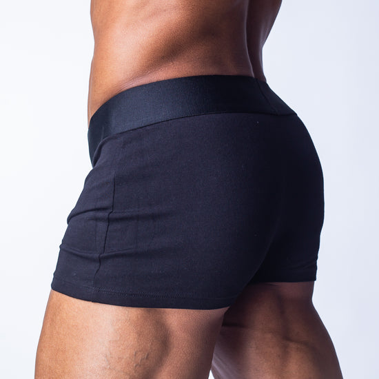 Unterhose von hinten schwarz nachhaltig